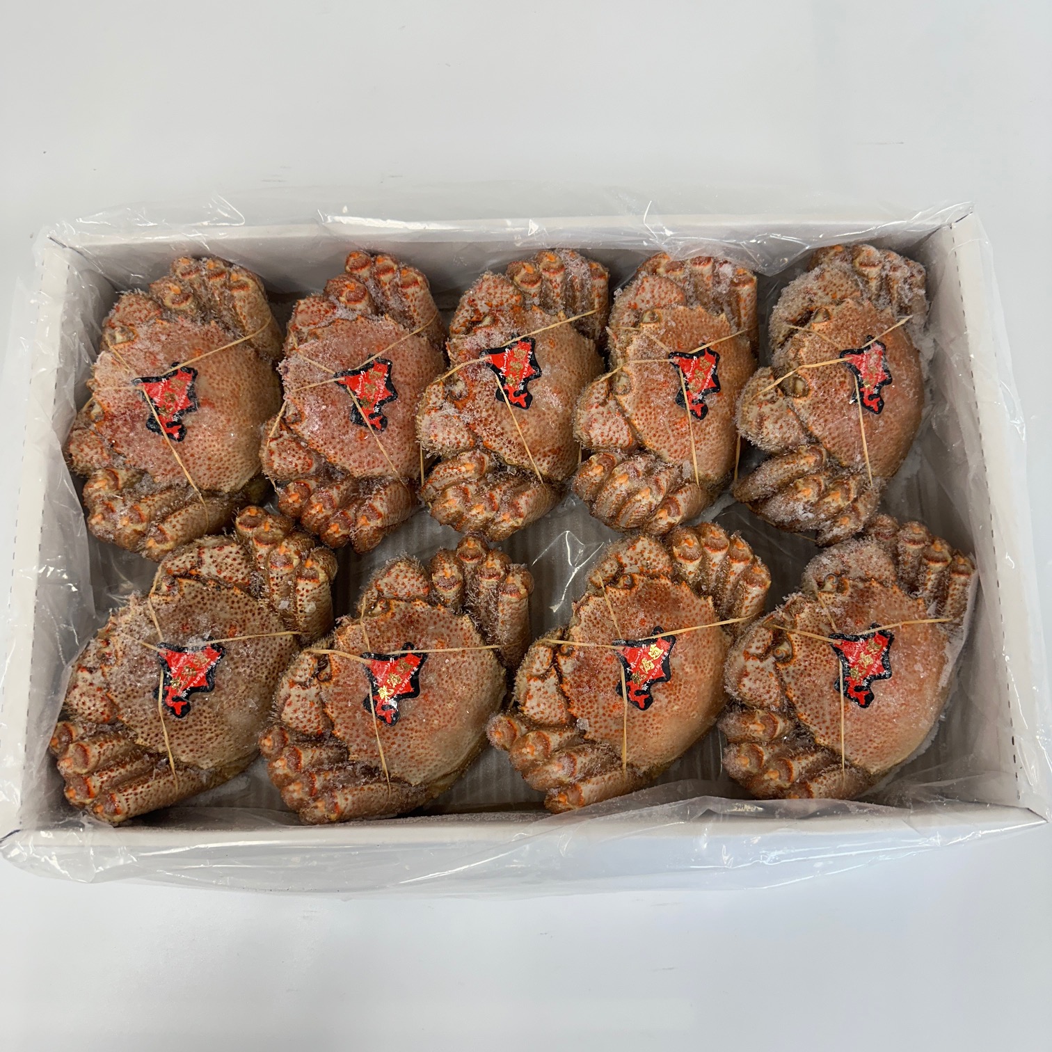 北海道オホーツク海産　冷凍ボイル毛蟹（1尾440前後）※ケース売り